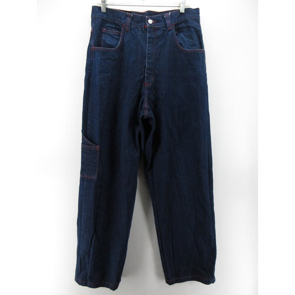 VINTAGE Iceberg Jeans 32X31 Carpenter Hip Hop Baggy Loose Skater Italy